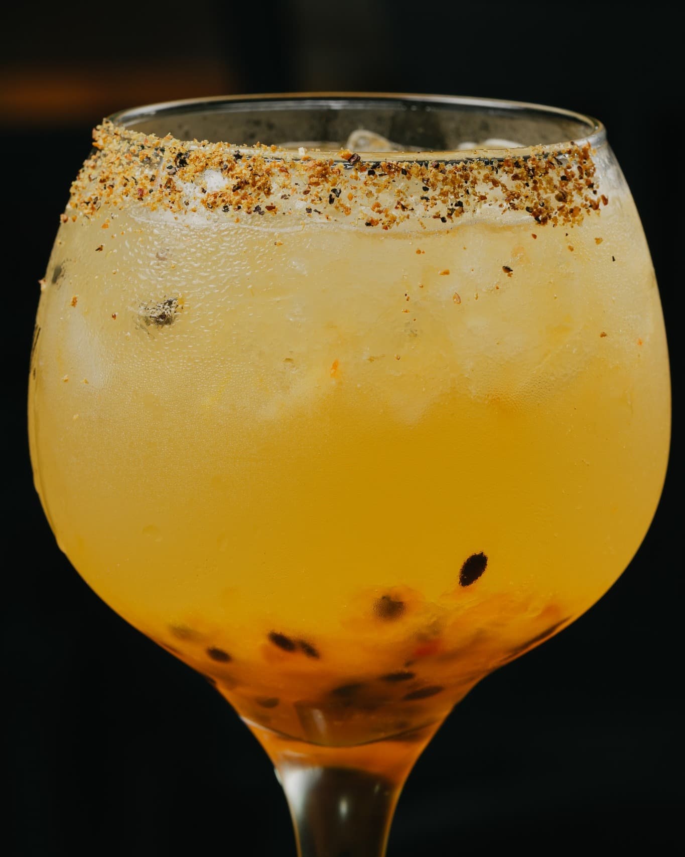 Drink autoral de maracujá do Zedilla